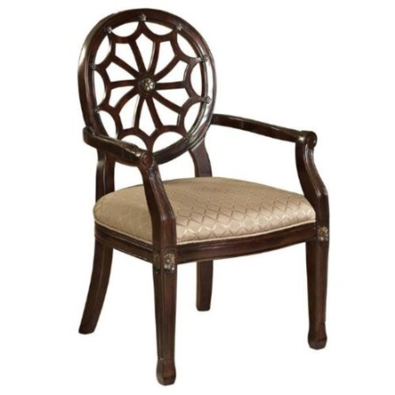 Powell Spider Web Back Accent Chair 235 620 Picture 1 Of