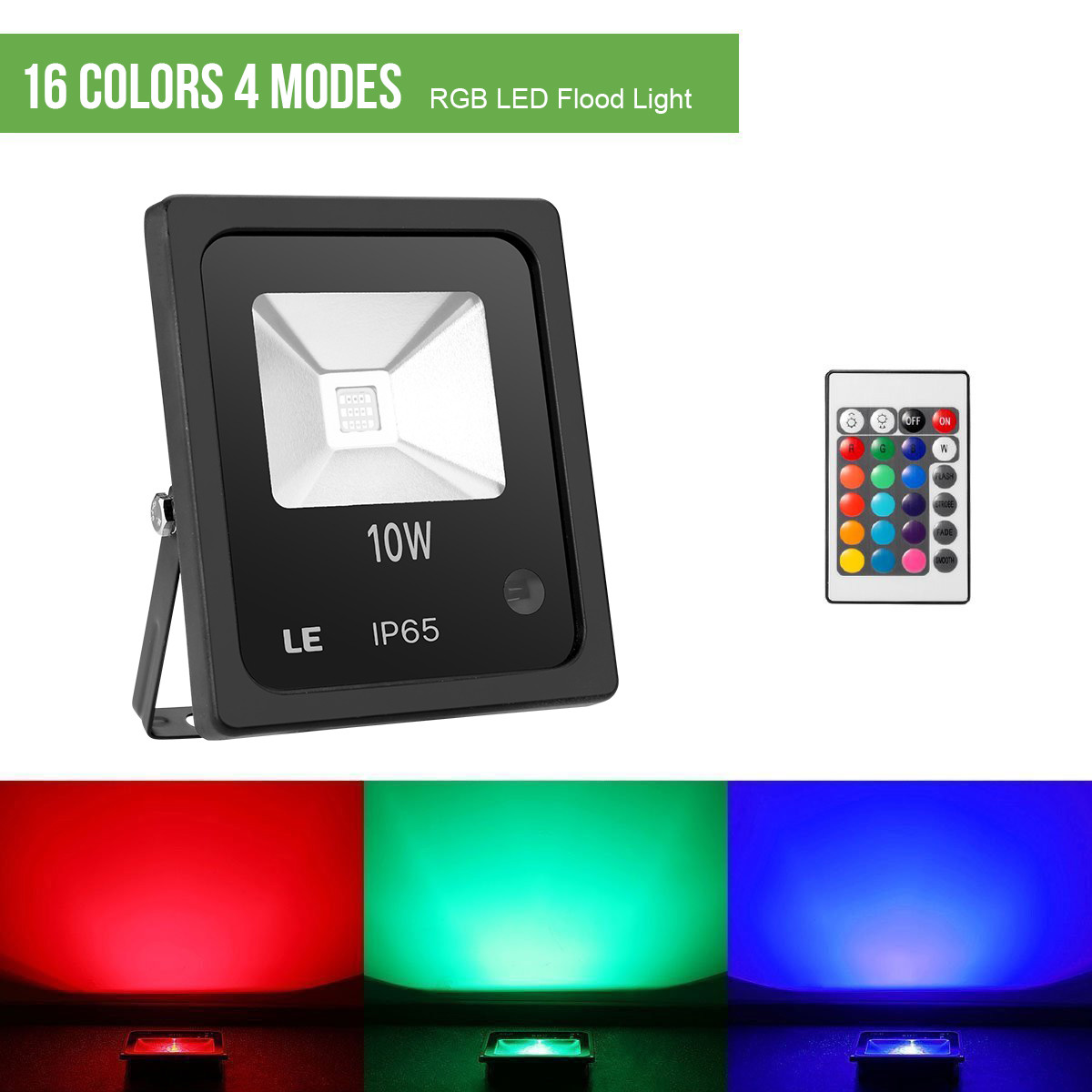 Le Rgb Led Flood Lights Outdoor Color Changing Security Light Picture 6 Of