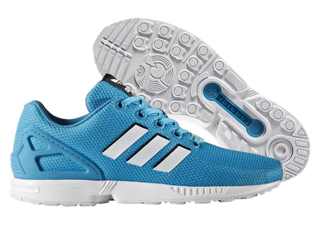 Scarpe Adidas ZX Flux J 39.1/3 Sneakers Donna Junior Azzurro Nuovo BY9825 Scarpe Adidas ZX Flux J 39.1/3 Sneakers Donna Junior Azzurro Nuovo BY9825