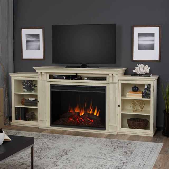 Real Flame Tracey Grand 83" TV Stand W/ Ventless Electric Fireplace in Distressed White | eBay Find great deals for Real Flame Tracey Grand 83" TV Stand W/ Ventless Electric Fireplace in Distressed White. Shop with confidence on eBay!