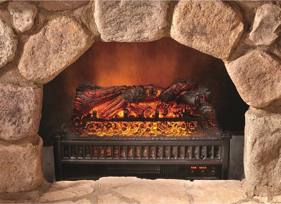 Comfort Glow Electric Log Heater With Flame Projection Picture 1 Of 3