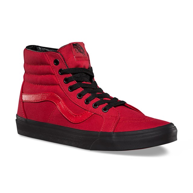 vans sk8 hi all red vans sk8 hi all red