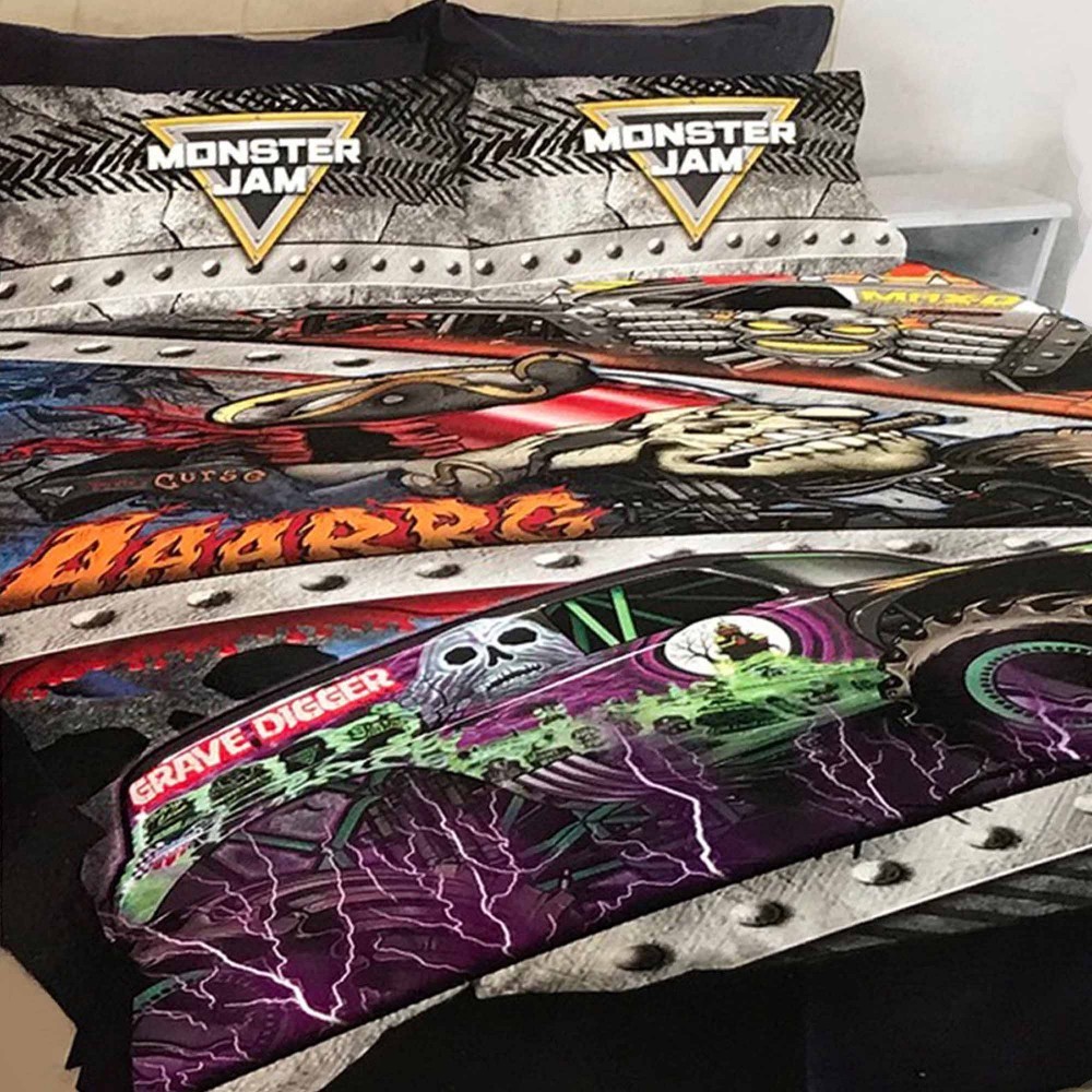 Monster Jam Grave Digger Trucks Single Bed Quilt Duvet Doona Cover Res Content Global Inflow Inflowcomponent Cancel