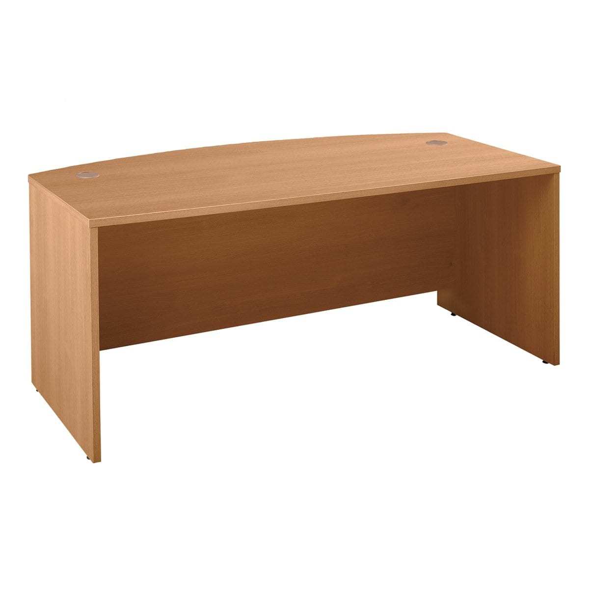 Bush Wc60346 Series C Light Oak Bow Front Desk Picture 1 Of