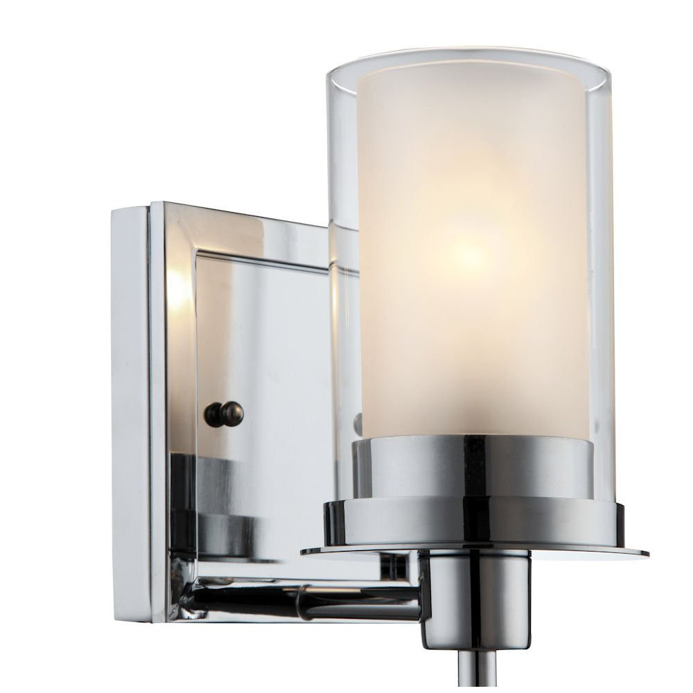 Designers Impressions Juno Polished Chrome 1 Light Wall Sconce Picture 1 Of