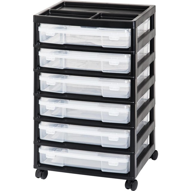 Iris 6 Case Sbook Cart Black Organizer Storing Craft Art 6 Case Sbook Cart Storage W Built In Organizer Top 4 Small
