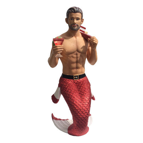december diamonds santa daddy ii merman large figurine sculpture december diamonds santa daddy ii merman large figurine sculpture