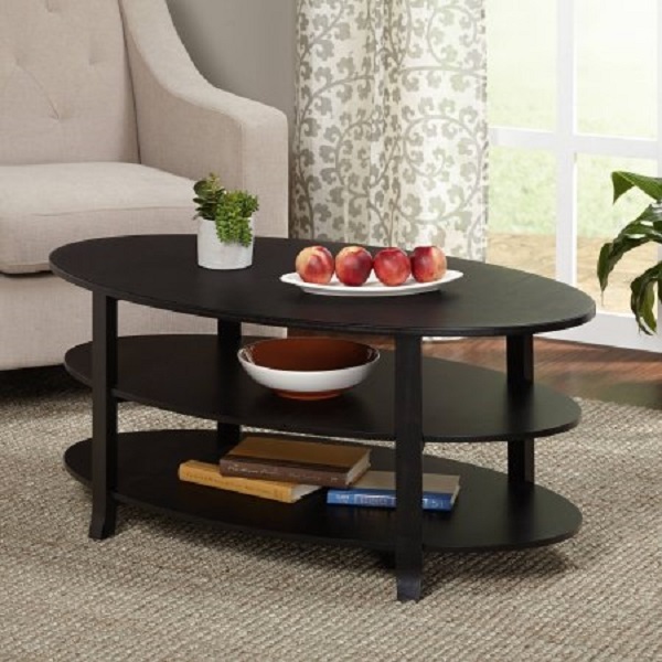 Tms London 3 Tier Coffee Table 29222esp Finish Black Picture 3 Of 4