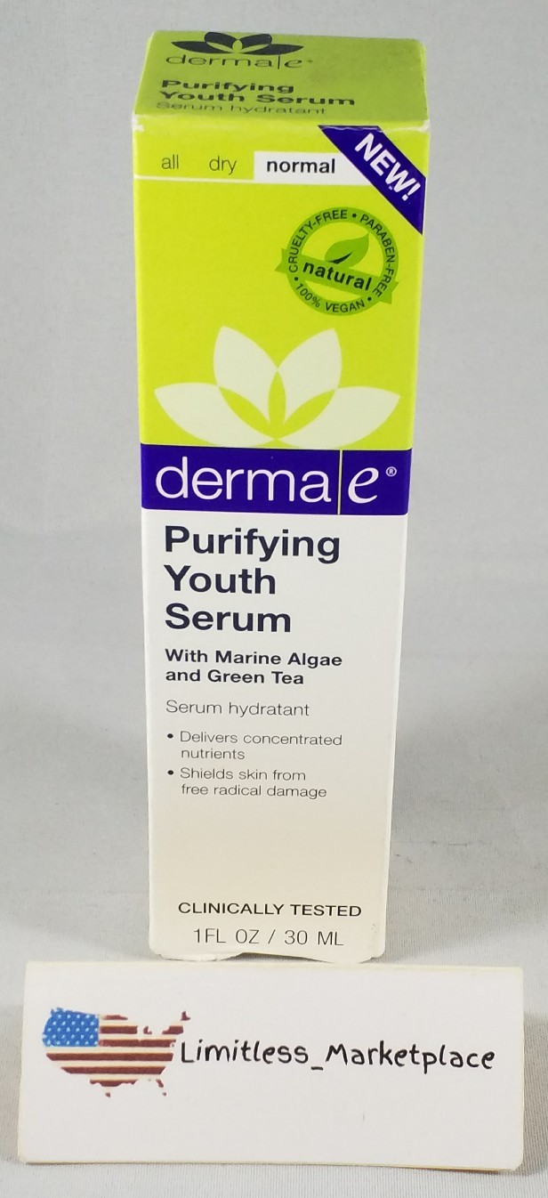Derma E Youth Serum - Purifying - 1 Oz - 1 Each Neutrogena Healthy Skin Anti-Wrinkle Cream, Retinol & SPF 15, 1.4 oz