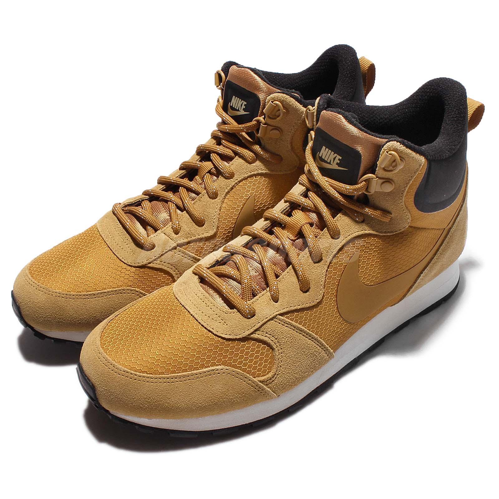 Nike MD Runner 2 Mid PREM Wheat Sail Black Men Casual Shoes Sneakers 844864700 Nike MD Runner 2 Mid PREM Wheat Sail Black Men Casual Shoes Sneakers 844864700