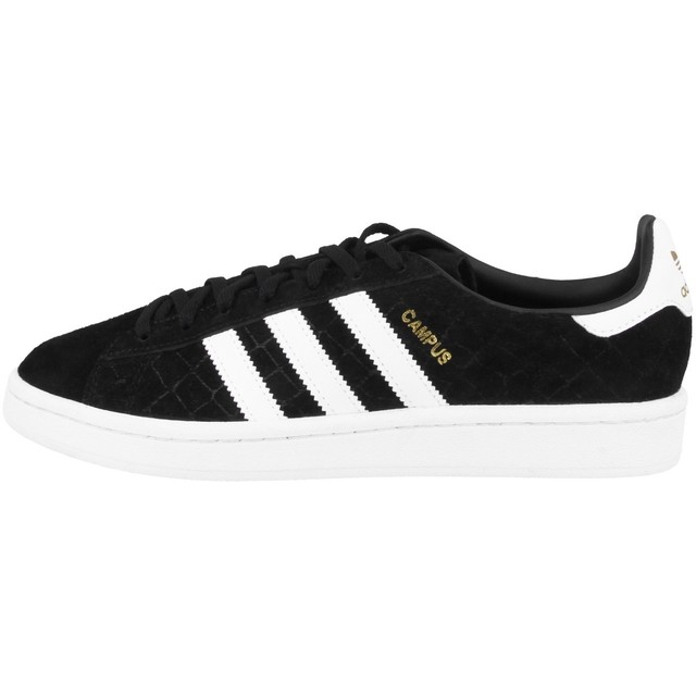 ADIDAS CAMPUS DONNE SCARPE ORIGINALI Retro Sneaker donna nere bianche oro cq2095 ADIDAS CAMPUS DONNE SCARPE ORIGINALI Retro Sneaker donna nere bianche oro cq2095
