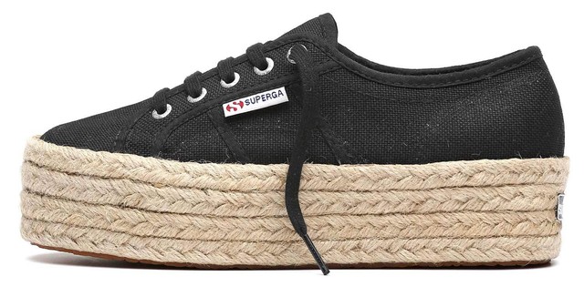 SUPERGA scarpe sneaker donna da Ginnastica COTU S0099Z0 999 PLATEAU NERO SUPERGA scarpe sneaker donna da Ginnastica COTU S0099Z0 999 PLATEAU NERO