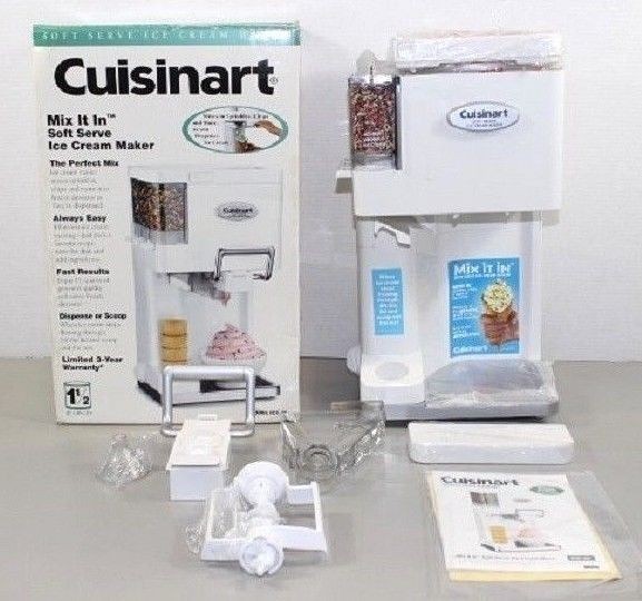 Cuisinart ICE5 Mix It In Soft Serve Ice Cream Maker | eBay