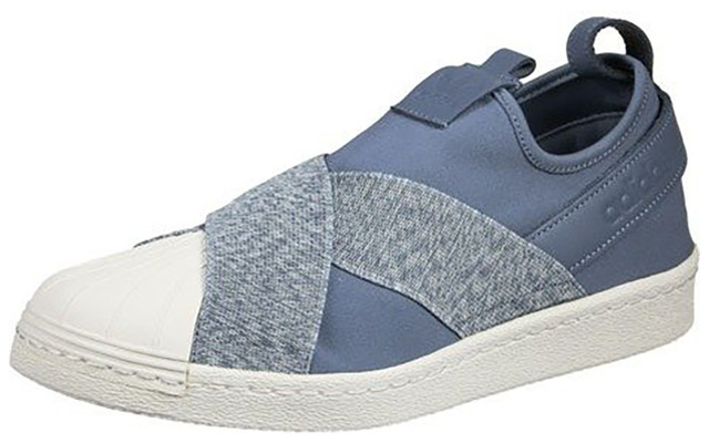 Adidas Originals Superstar Kit escape Slip - on w correa azul beige zapatos de mujer Adidas Originals Superstar Kit escape Slip - on w correa azul beige zapatos de mujer