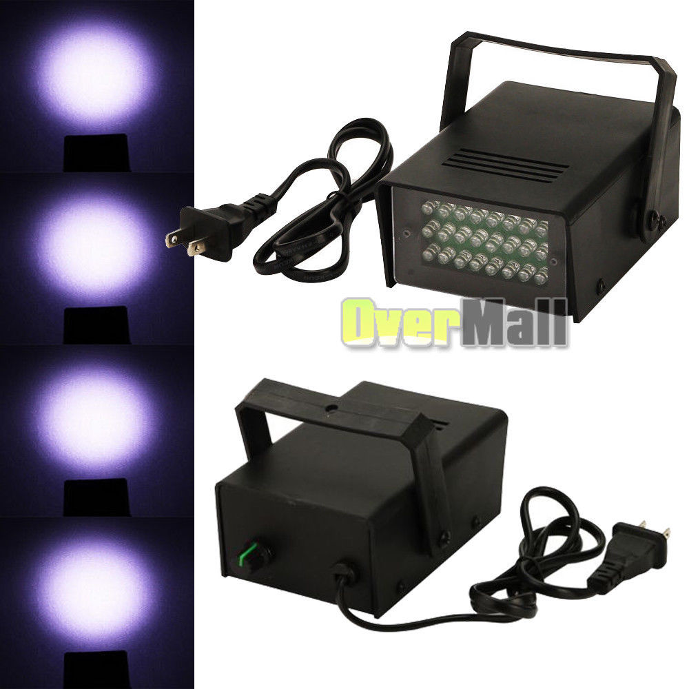 Mini Dj Strobe Light Flash Club Stage Lighting Party Disco 24 Picture 1 Of 12