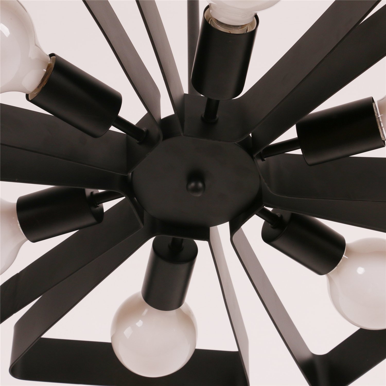 Brand Black Vintage Barn Metal Fl Semi Flush Mount Ceiling Light 1