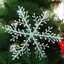 30Pcs 4" Classic White Snowflake Ornaments Christmas Holiday Party Home Decor