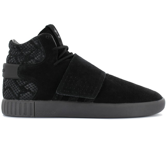 ADIDAS ORIGINALS TUBULAR Invader Strap PELLE NERO SNEAKERS UOMO SCARPA bb8392 ADIDAS ORIGINALS TUBULAR Invader Strap PELLE NERO SNEAKERS UOMO SCARPA bb8392