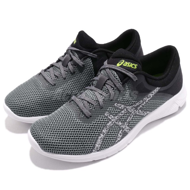 Asics Nitrofuze 2 II Grey White Yellow Men Gear Easy Running Shoes T7E3N 9697 Asics Nitrofuze 2 II Grey White Yellow Men Gear Easy Running Shoes T7E3N 9697