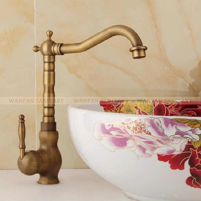 Faucet Mixer Retro Style Bathroom Basin Made Of Brass Material Hot Picture 8 Of