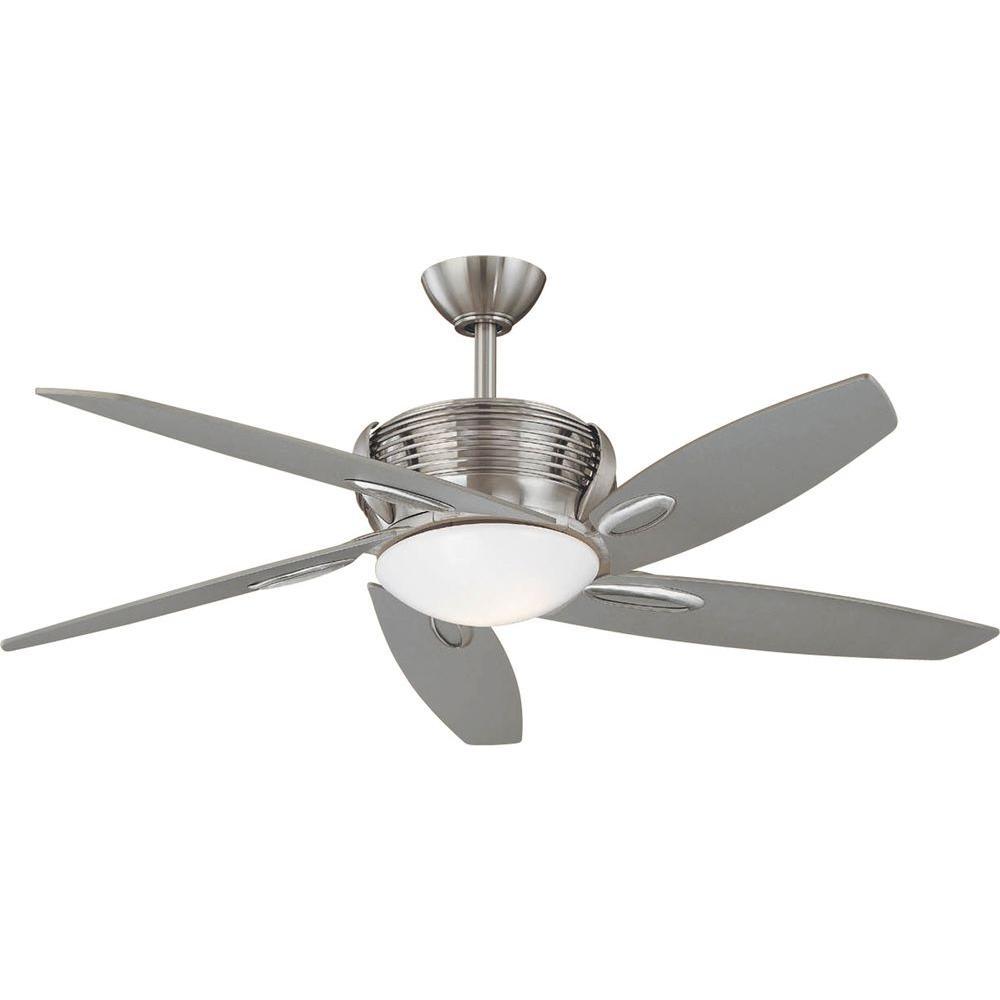 Hampton Bay Arctic Sky 54 In Brushed Nickel Ceiling Fan Picture 1 Of 2