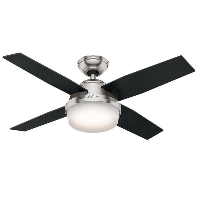 Hunter 59245 Dempsey 44 Inch Brushed Nickel Ceiling Fan