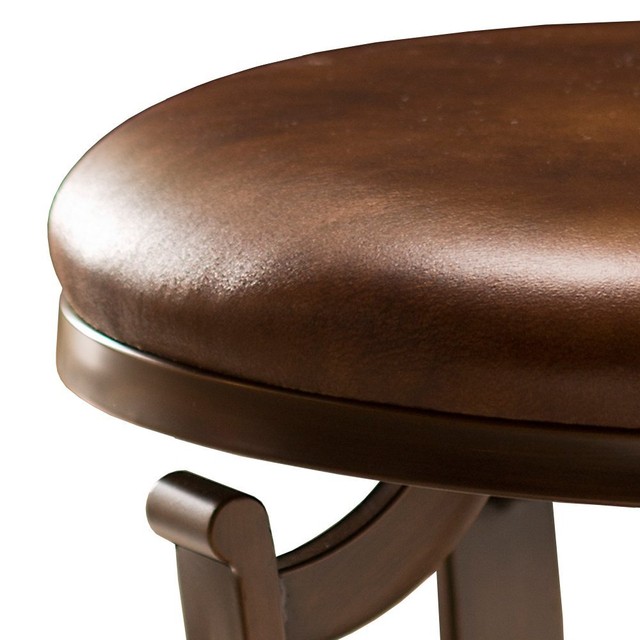 Hilale Hastings Brown Backless Vanity Stool Antique Bronze Finish Hilale Hastings Brown Backless Vanity Stool Antique Bronze Finish