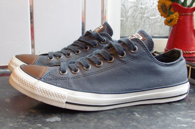 Men'S Navy Blu/Marrone Converse 146689C Scarpe Misura UK 9 Men'S Navy Blu/Marrone Converse 146689C Scarpe Misura UK 9
