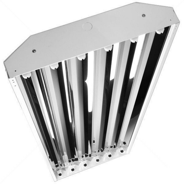 1 6 Bulb T5 High Low Bay Fluorescent Light Fixture Warehouse 1 6 Bulb T5 High Low Bay Fluorescent Light Fixture Warehouse Gym Lighting