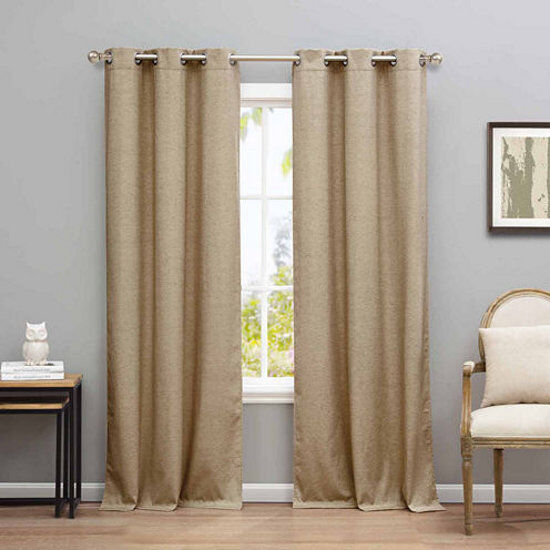 Duck River Textile Heavy Triple Layer 2 Grommet Panels Blackout 365 Duck River Textile Heavy Triple Layer 2 Grommet Panels Blackout 365 Linen 76x84