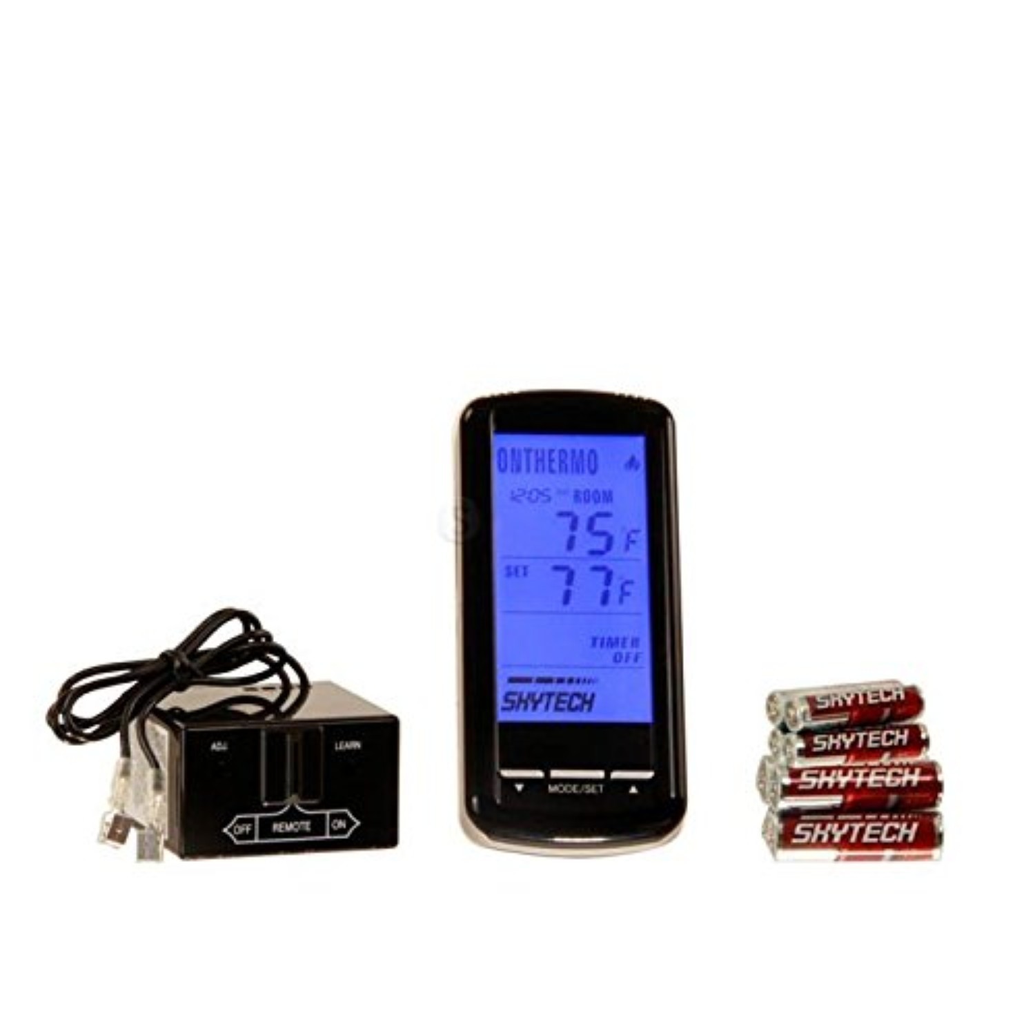 Skytech Sky 5301 Backlit Lcd Touch Screen Fireplace Remote Control Brand New T