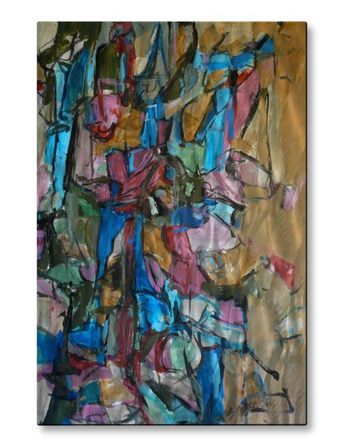 Metal Wall Hanging Authentic Modern Abstract Contemporary Colorful Metal Wall Hanging Authentic Modern Abstract Contemporary Colorful Splay 3