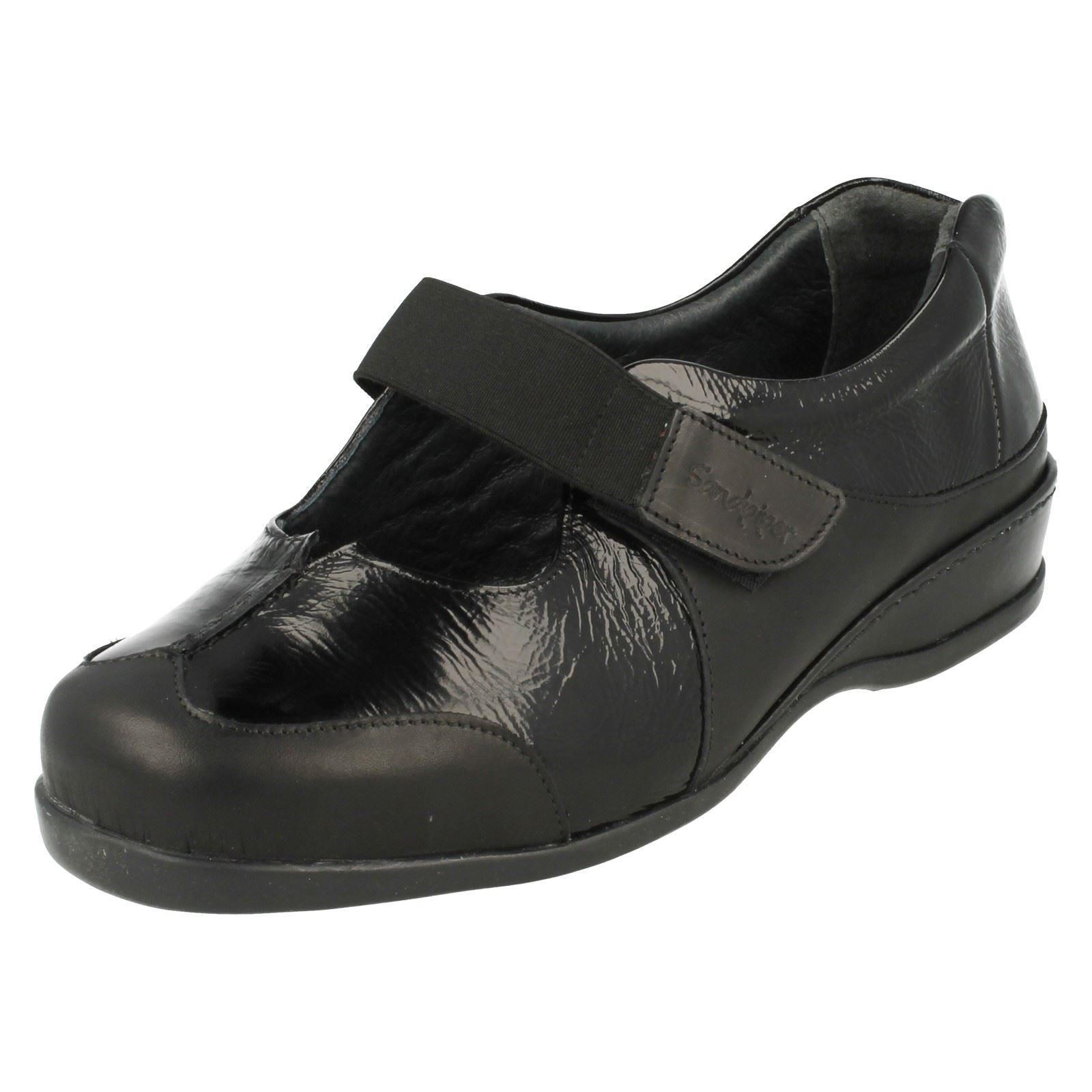 SANDPIPER DA DONNA NERO SCARPE LUCIDE WOKING SANDPIPER DA DONNA NERO SCARPE LUCIDE WOKING