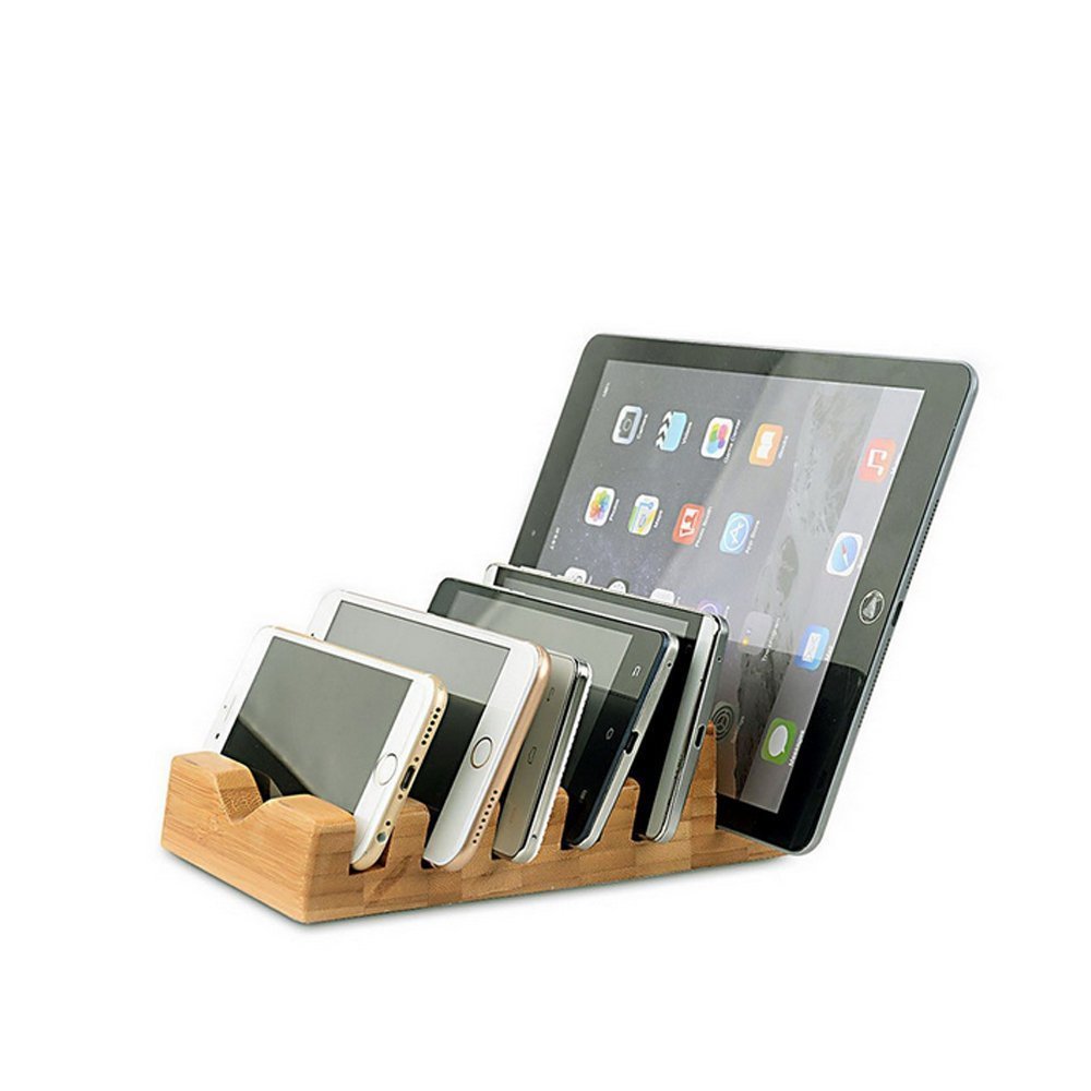 Shrmia Bamboo Charging Station Multi Device Organizer Slim Version Shrmia Bamboo Charging Station Multi Device Organizer Slim Version Usb Strip
