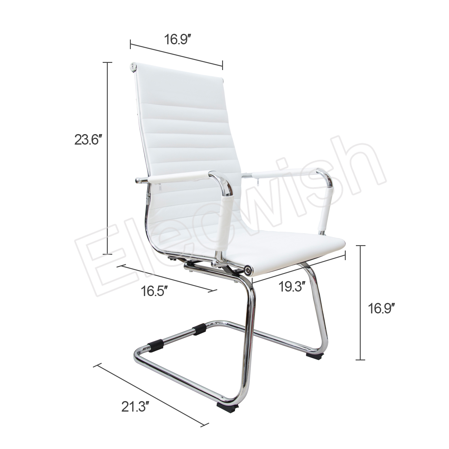 4x Pu Leather Ergonomic Office Chair High Back Executive Computer Picture 9 Of
