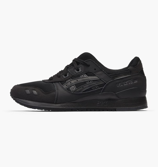 Asics Gel Lyte III H7N3N 9090 Baskets Mixte Adulte Noir Asics Gel Lyte III H7N3N 9090 Baskets Mixte Adulte Noir