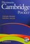 Diccionario Bilingue Cambridge Spanish-English with CD-ROM Pocket Edition by...