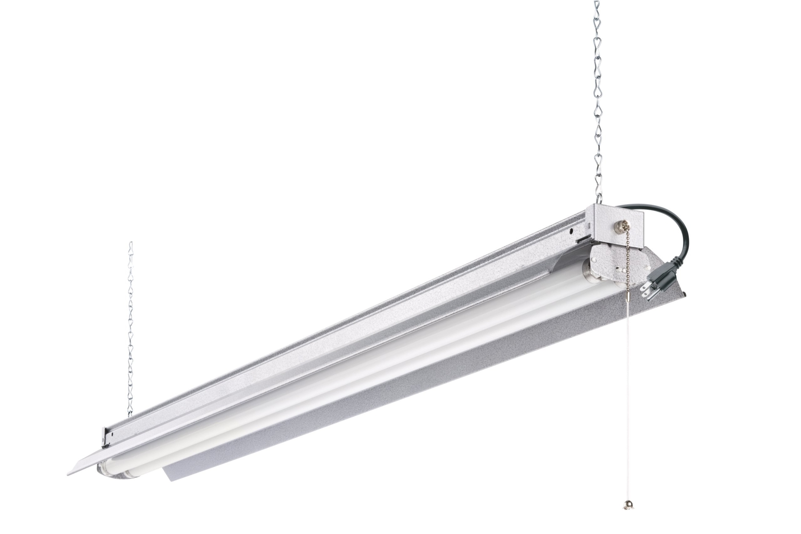 Lithonia Lighting All Season 4 Ft 2 Light Grey T8 Strip Fluorescent Picture 1 Of