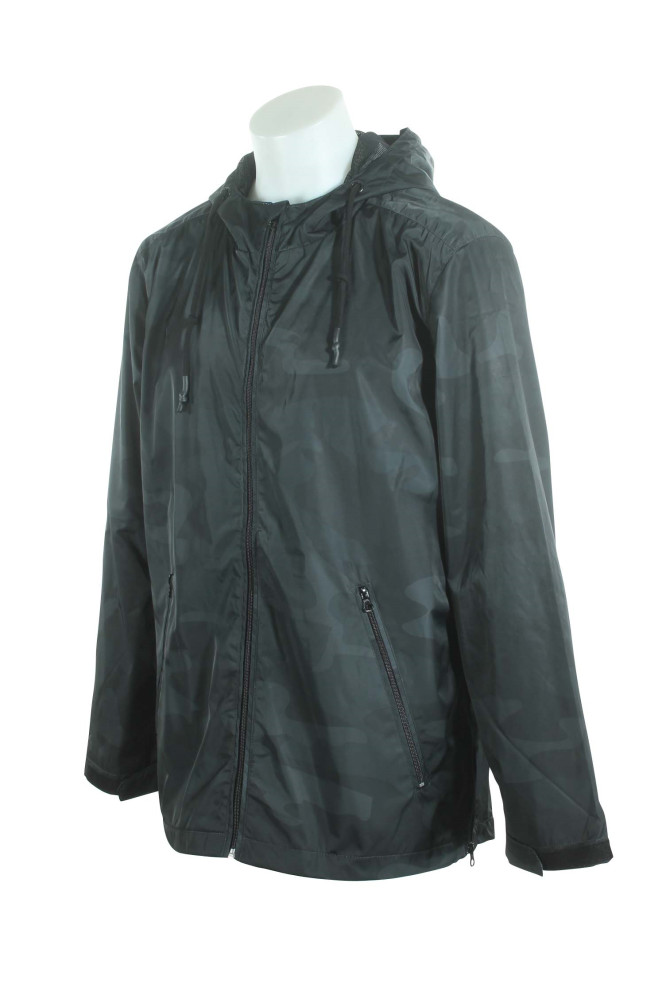 91340c 05 Men Windbreaker Jacket Jordan Craig Black Camo M Picture 1 Of 3