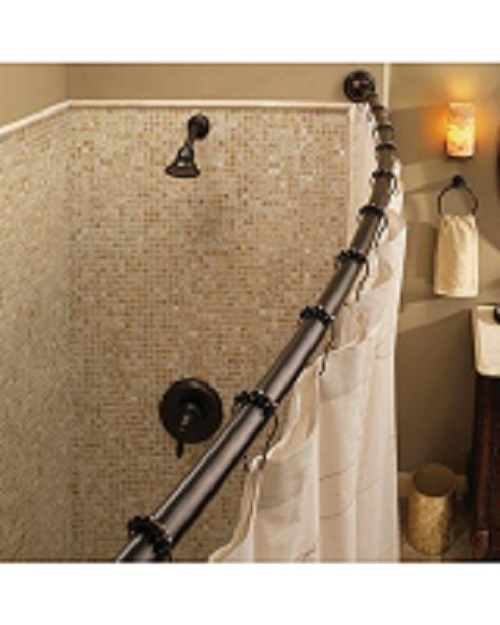 Moen 54 72 Adjule Curved Shower Curtain Rod Old World Bronze Picture 1 Of