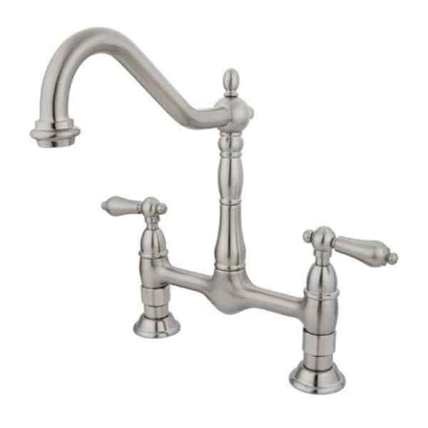 Kingston Brass 8 Centerset Kitchen Faucet Without Sprayer Ks1178al Picture 1 Of