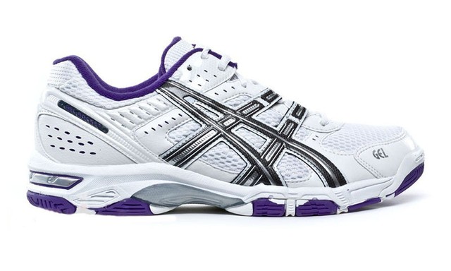 SCARPE ASICS PALLAVOLO VOLLEY BASSE GEL ROCKET 5 B053N 0197 BIANCO WHITE PURPLE SCARPE ASICS PALLAVOLO VOLLEY BASSE GEL ROCKET 5 B053N 0197 BIANCO WHITE PURPLE