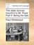 NEW The State Dunces. Inscrib'd To Mr. Pope.... BOOK (Paperback / softback)