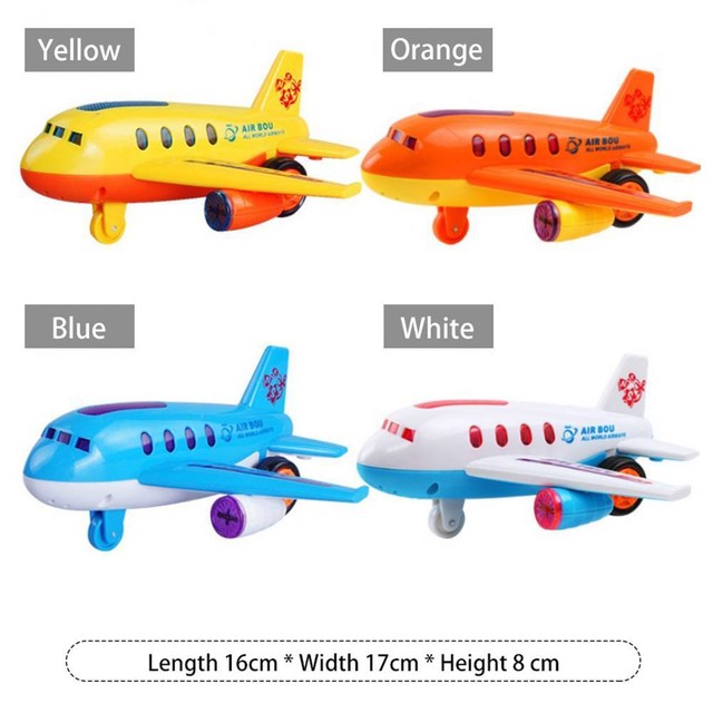 electric airplane kids toy flash sound aircraft best plane for children fun gift