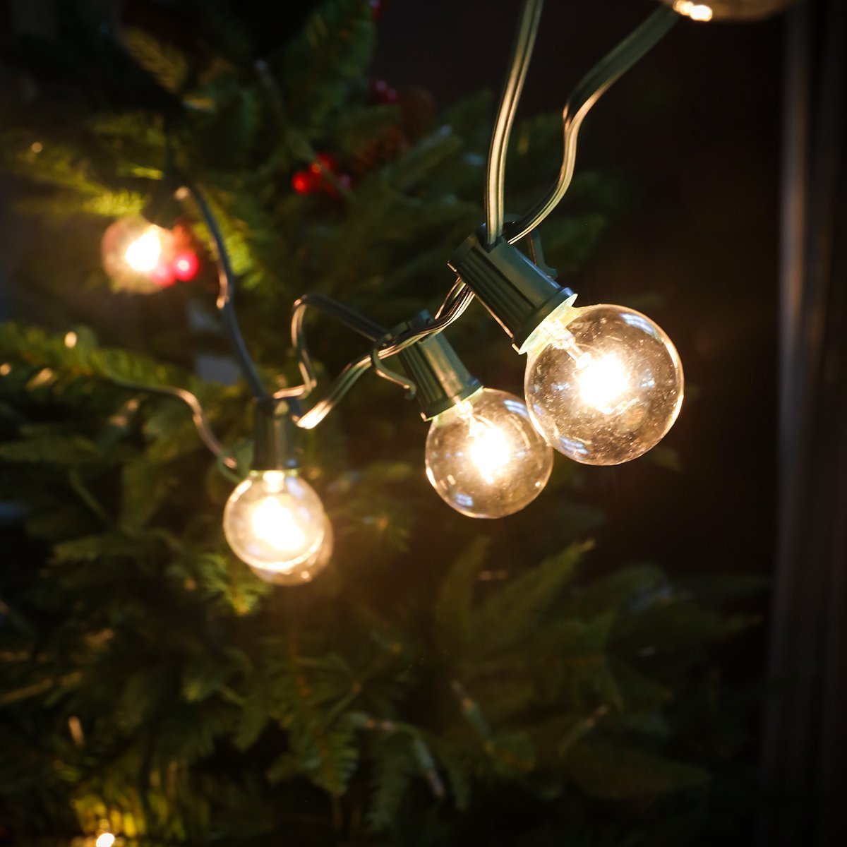Globe String Lights With G40 Bulbs Outdoor Garden Patio 10 Bulb Picture 1 Of 7