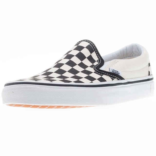 Vans Classic Bianco Tela Unisex Slipon Sneakers Vans Classic Bianco Tela Unisex Slipon Sneakers
