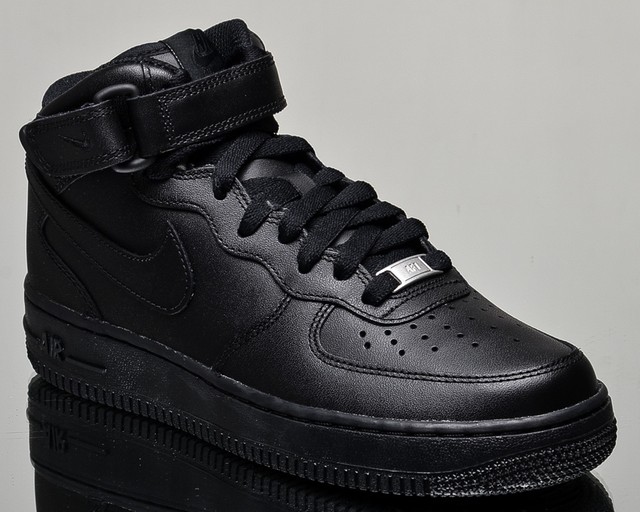 Wmns Nike Air Force 1 Mid 07 LE Black Out Women Shoes Sneakers AF1 366731001 Wmns Nike Air Force 1 Mid 07 LE Black Out Women Shoes Sneakers AF1 366731001