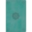The Holy Bible: English Standard Version, Turquoise, Emblem TruTone, Value Thinl