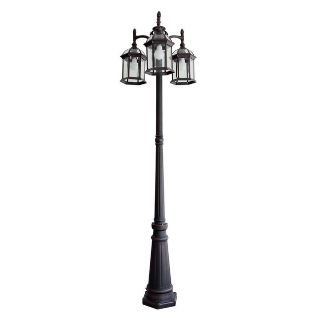 Portfolio Outdoor Lamp Post Pole Mount Light Fixture 3 Lights W Portfolio Outdoor Lamp Post Pole Mount Light Lighting Fixture 3 Lights Lantern