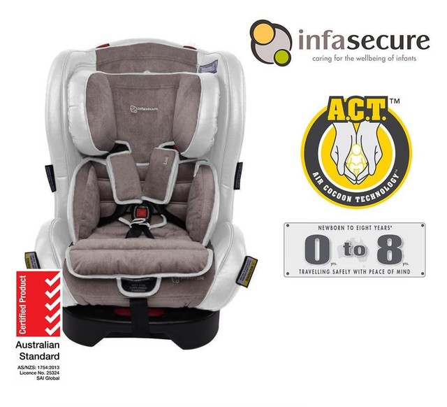 InfaSecure Luxi Vogue Convertible Kid Infant Baby Car Seat 0-8 Years ... InfaSecure Luxi Vogue Convertible Kid Infant Baby Car Seat 0-8 Years ...